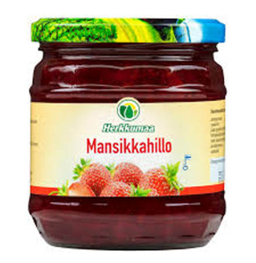 Herkkumaan Mansikkahillo 460g
