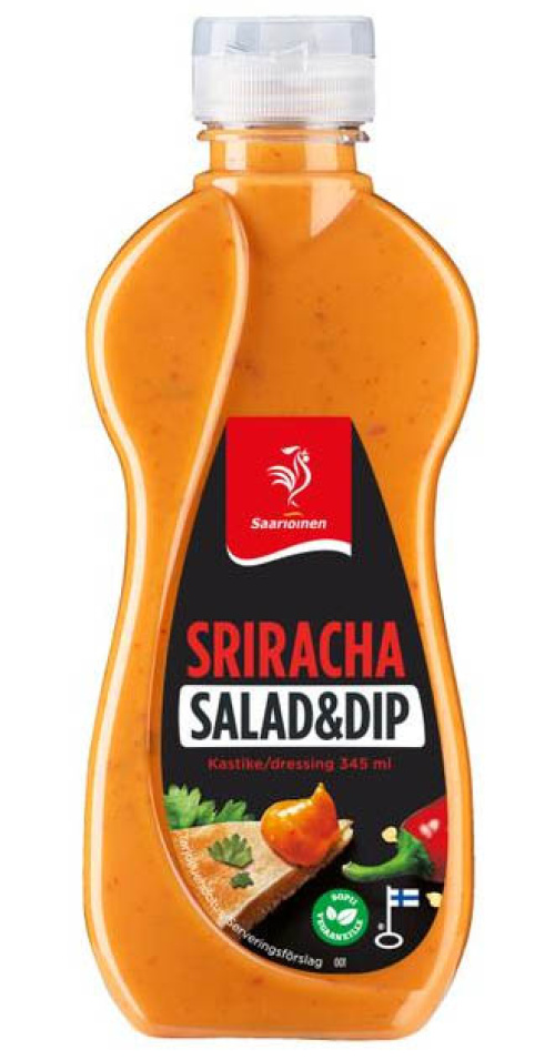 Saarioinen Sriracha salaatti- ja dippikastike 345ml