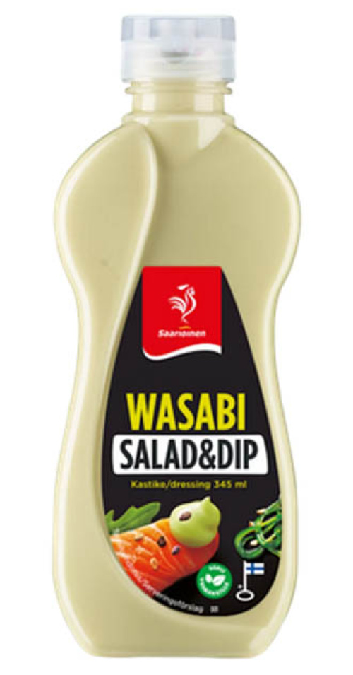 Saarioinen Wasabi salaatti- ja dippikastike 345ml