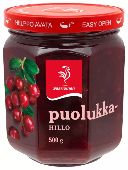 SAARIOINEN Puolukkahillo 500g