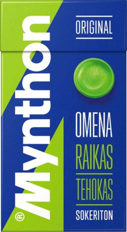 Mynthon Omena+C Pastilli Sokeriton 31g