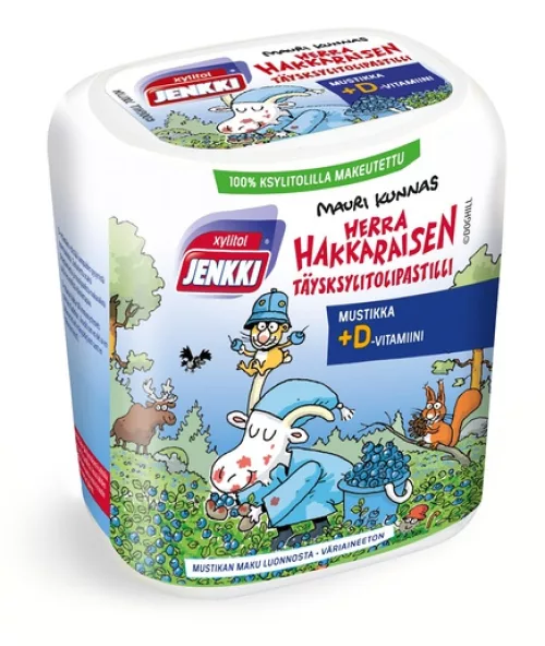 Herra Hakkarainen mustikka+D Pastilli45g