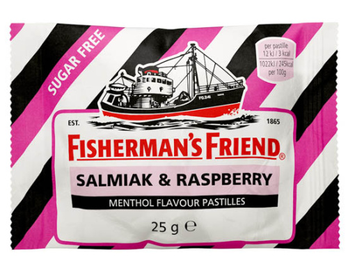 Fisherman´s Friend Salmiakki-Vadelma sokeriton 25g