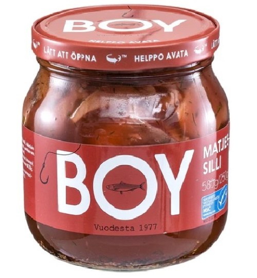 Boy matjessilli 580g