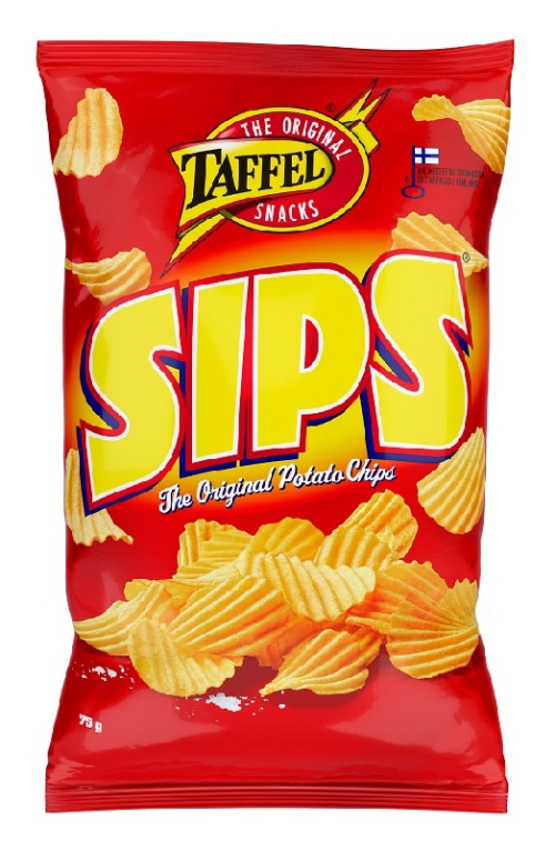 Taffel Sips suolattu perunalastu 75g