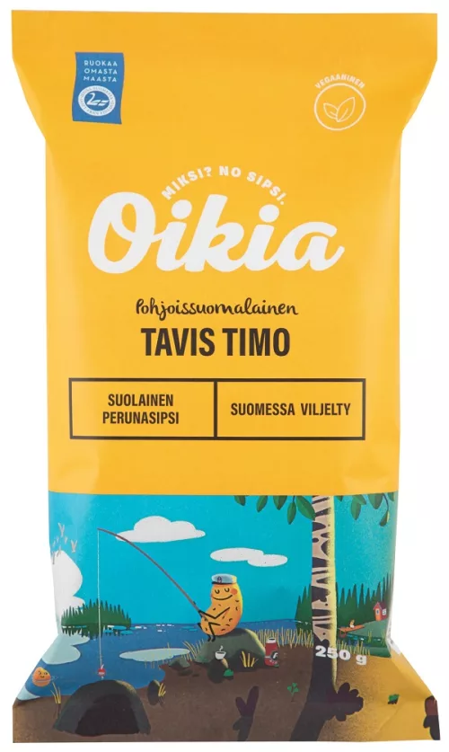Oikia Tavis Timo Suolainen perunalastut 250g