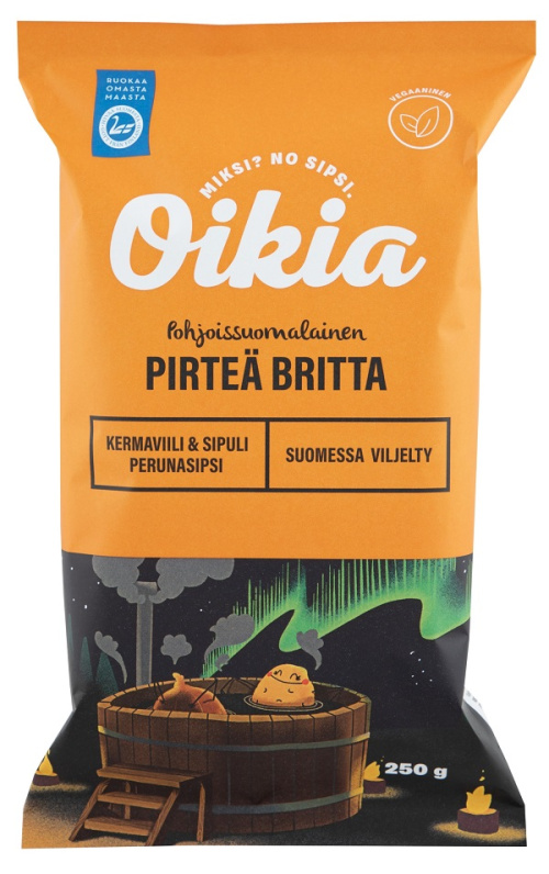 Oikia Pirteä Britta Kermaviili ja sipuli 250g