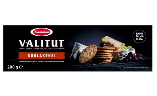 Kantolan Valitut 200g Suolakeksi