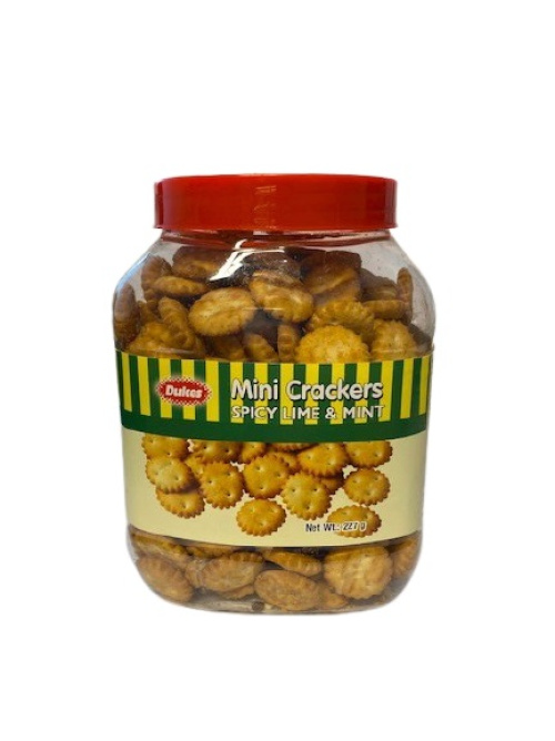 Dukes Mini Crackers Spicy lime&mint 227g