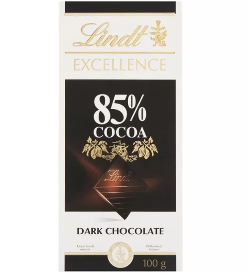 Excellence 85% tummasuklaalevy 100g
           