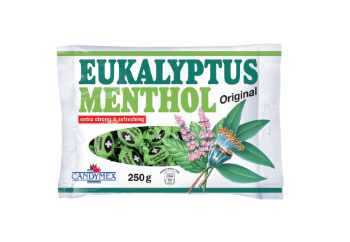 Candymex 250g kurkkupastilli Eukalyptus Menthol 