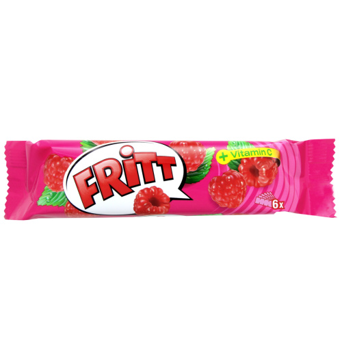 Fritt Pureskelukaramelli Vadelma 70g