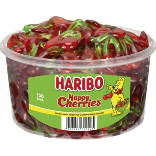 Haribo Happy Cherries Жевательные конфеты 1200г 