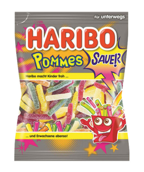 Food Haribo Sour Fries 100g