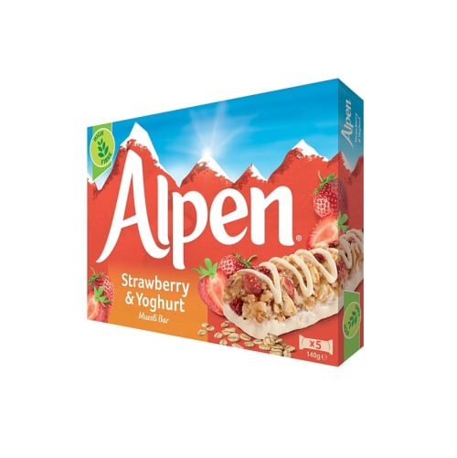 Alpen Strawberry Yoghurt myslipatu 145g