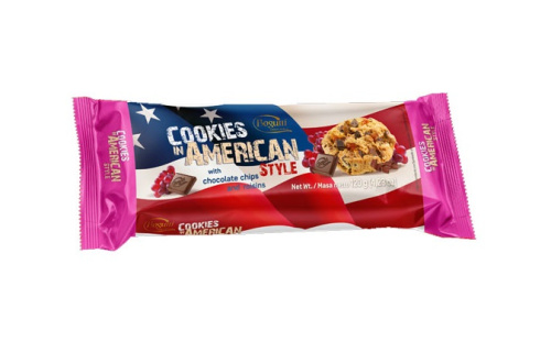 American Cookie Suklaa-rusina 120g keksi 