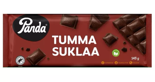 Panda Tummasuklaa 145g