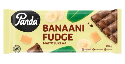 Panda maitosuklaalevy banaanifudge 145g
