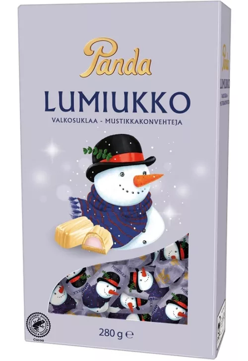 Panda Lumiukko valkosuklaa 280g