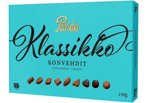 Panda Klassikkokonvehdit Rasia 150g