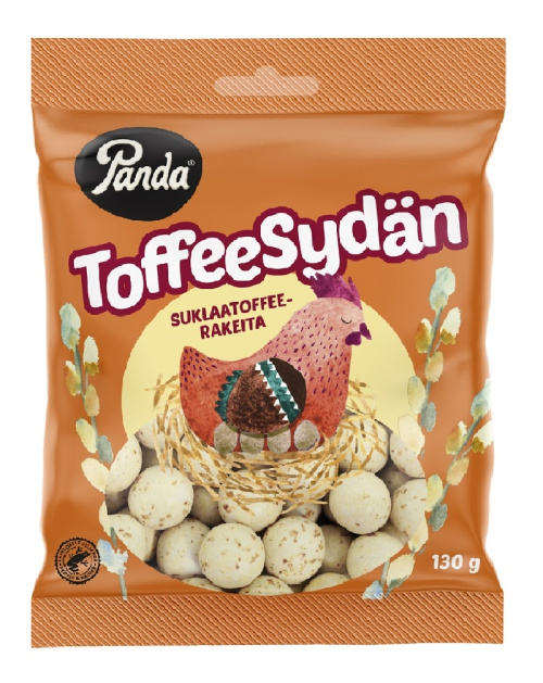 Panda toffeesydän suklaarae 130g