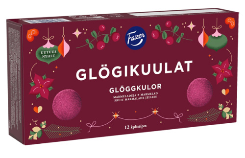 Fazer Glögikuulat makeisrasia 260g