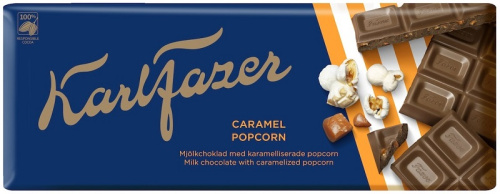 Fazer Caramel Popcorn suklaalevy 200g