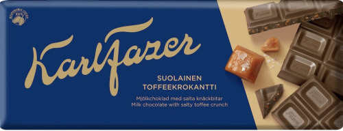 Fazer suolainen toffeekrokantti suklaalevy 180g