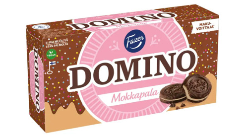 Fazer Domino Mokkapala täytekeksi 350g