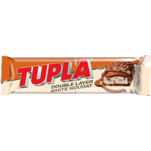 Tupla Double Layer White Nougat 48g
