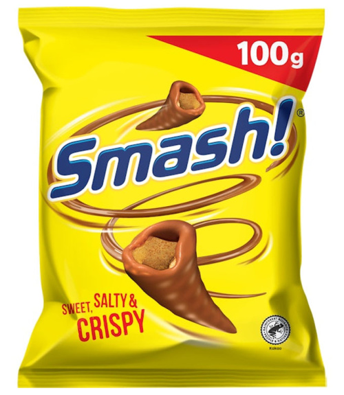 Nidar Smash! suklaamaissinaksuja karkkipussi 100g