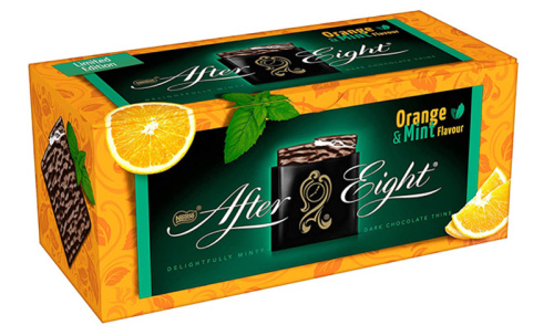 After Eight Orange appelsiini-minttu täytteinen tummasuklaa 200g