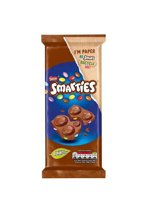 Smarties Maitosuklaalevy 90g