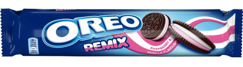 Oreo Remix Vadelma & vanilja 157g
