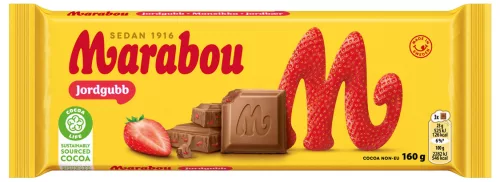 Marabou Jordgubb suklaalevy 160g