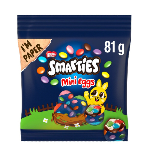 Smarties Mini pääsiäismunat 81g