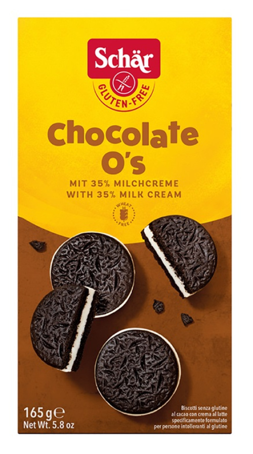 Schär Chocolate O's keksi 165g (gluteeniton) 