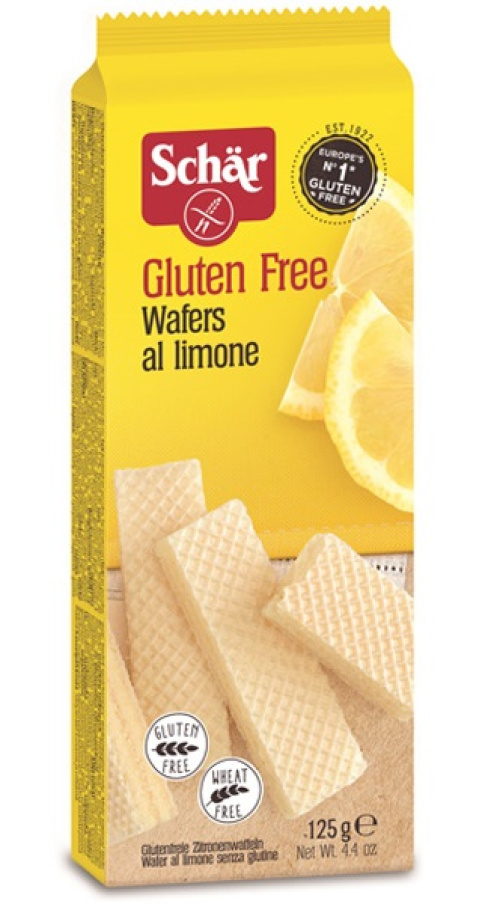Schär Lemon wafer 125g (gluteeniton) 