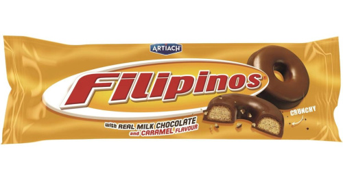 Filipinos Keksi Maitosuklaa & Karamelli 128g