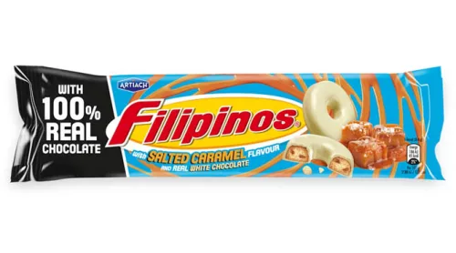 Filipinos keksi 118g suolainen kinuski valkosuklaalla