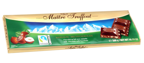 M.T Maitosuklaa Hasselpähkinällä 300g