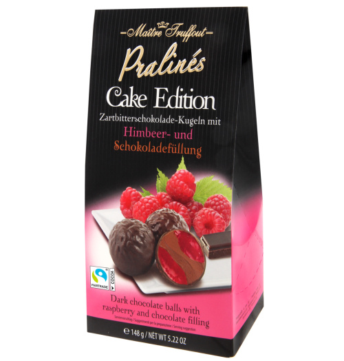 M.T Pralines Tumma Suklaa Vadelma 148g