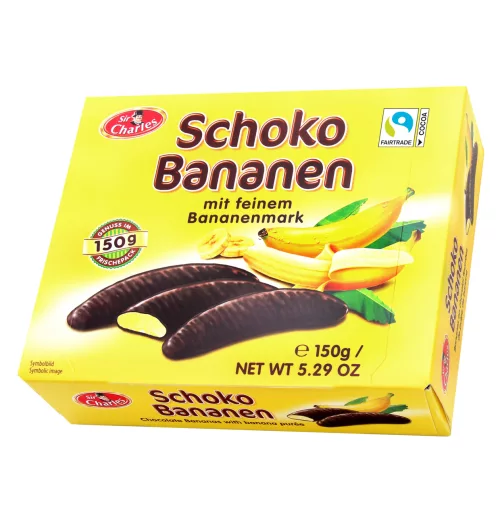 Sir Charles Suklaabanaanit 150g