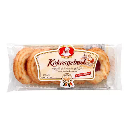 Kookosleivos Hedelmätäytteellä 200g