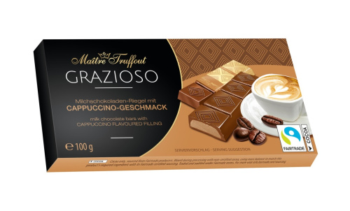 Maître Truffout Maitosuklaa Cappucino 100g