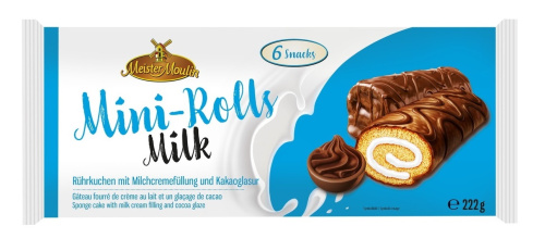 Meister Moulin Mini Rolls Kermatäytteellä 222g