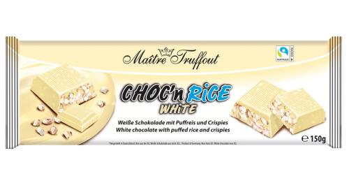 M.T Choc´n Rice valkosuklaa 150g