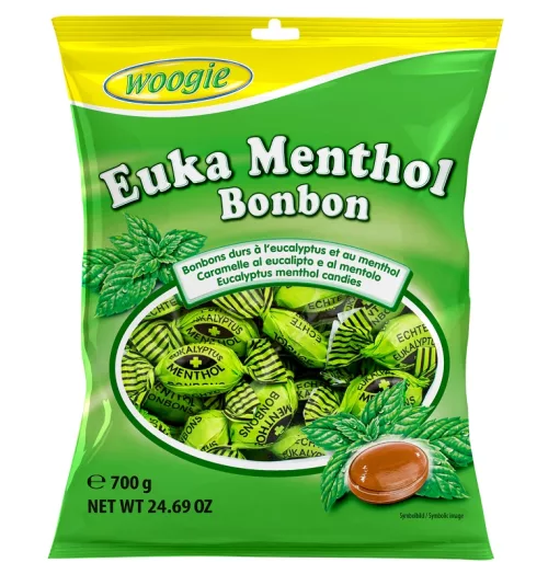 Woogie Eucalyptus-mentol karkit 700g