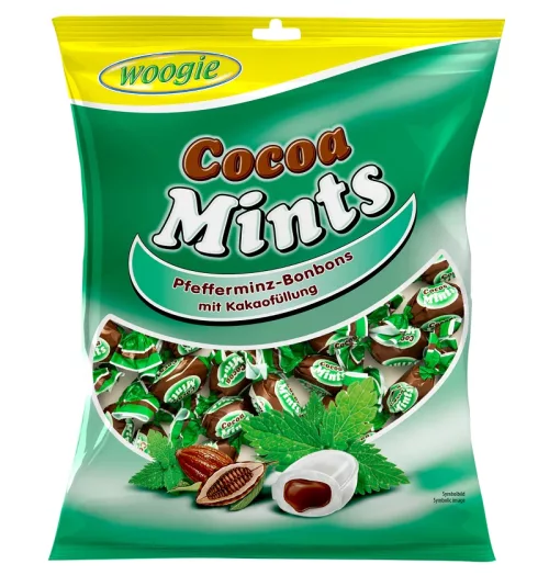 Piparminttukarkkeja kaakaolla 150g