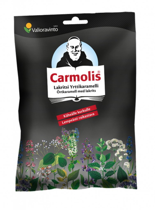 Carmolis Lakritsi Kurkkukaramelli 75g